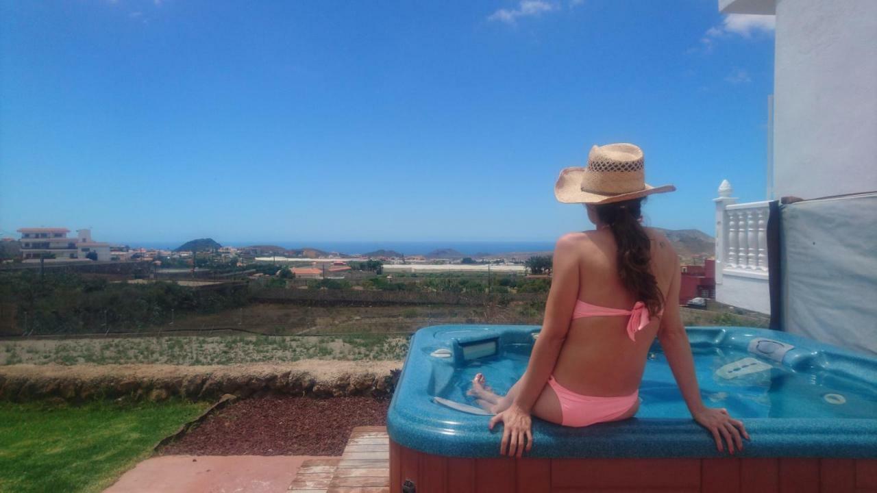 Villa Albe, Jacuzzi Con Vistas Al Mar Arona  Exterior foto