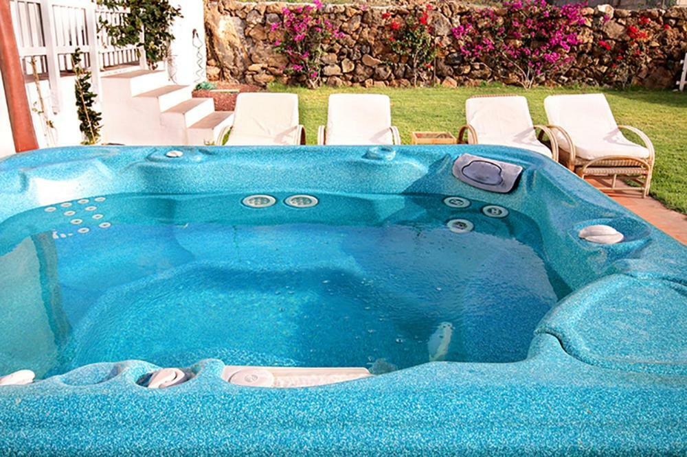 Villa Albe, Jacuzzi Con Vistas Al Mar Arona  Exterior foto